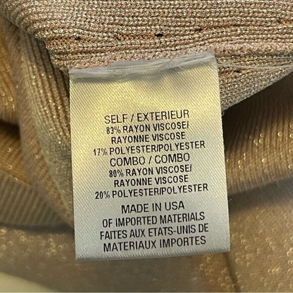 CUSHNIE One Shoulder Mock Neck Pencil Dress in size XS - Picture 9 of 11